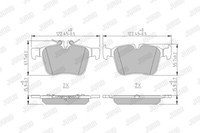 Jurid 573609J Bremsbelagsatz, Scheibenbremse FüR MERCEDES-BENZ