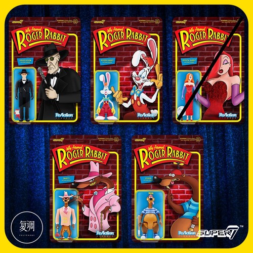 Super7 Who Framed Roger Rabbit Series1 Action Figure Model Collection Toy Statue - Picture 2 of 13