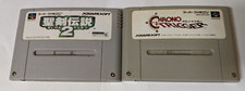 Nintendo Super Famicom Lot of 2 - Seiken Densetsu 2 & Chrono Trigger - BNcx26