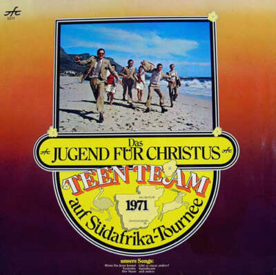 Jugend Für Christus Teen Team - Auf Südafrika LP Album Vinyl Sc
