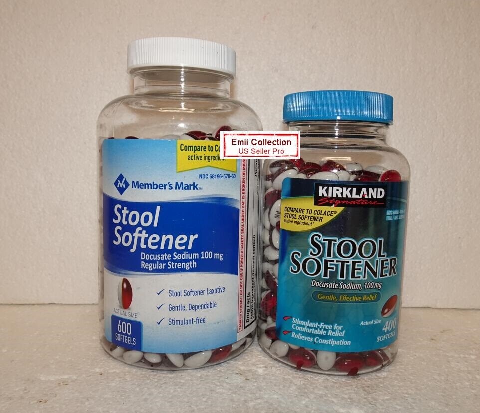 Kirkland Signature Stool Softener, 100 Mg, 400 Softgels, 47 OFF