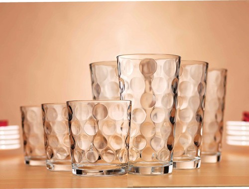 Glassware Drinking Glasses Set Of 8 4 Highball 17 oz. Kitchen Glasses | 4 13 ... - Picture 7 of 9