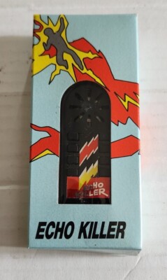 Vintage Echo Killer Keychain Sound Blaster In Original Box Works. Needs Batterie