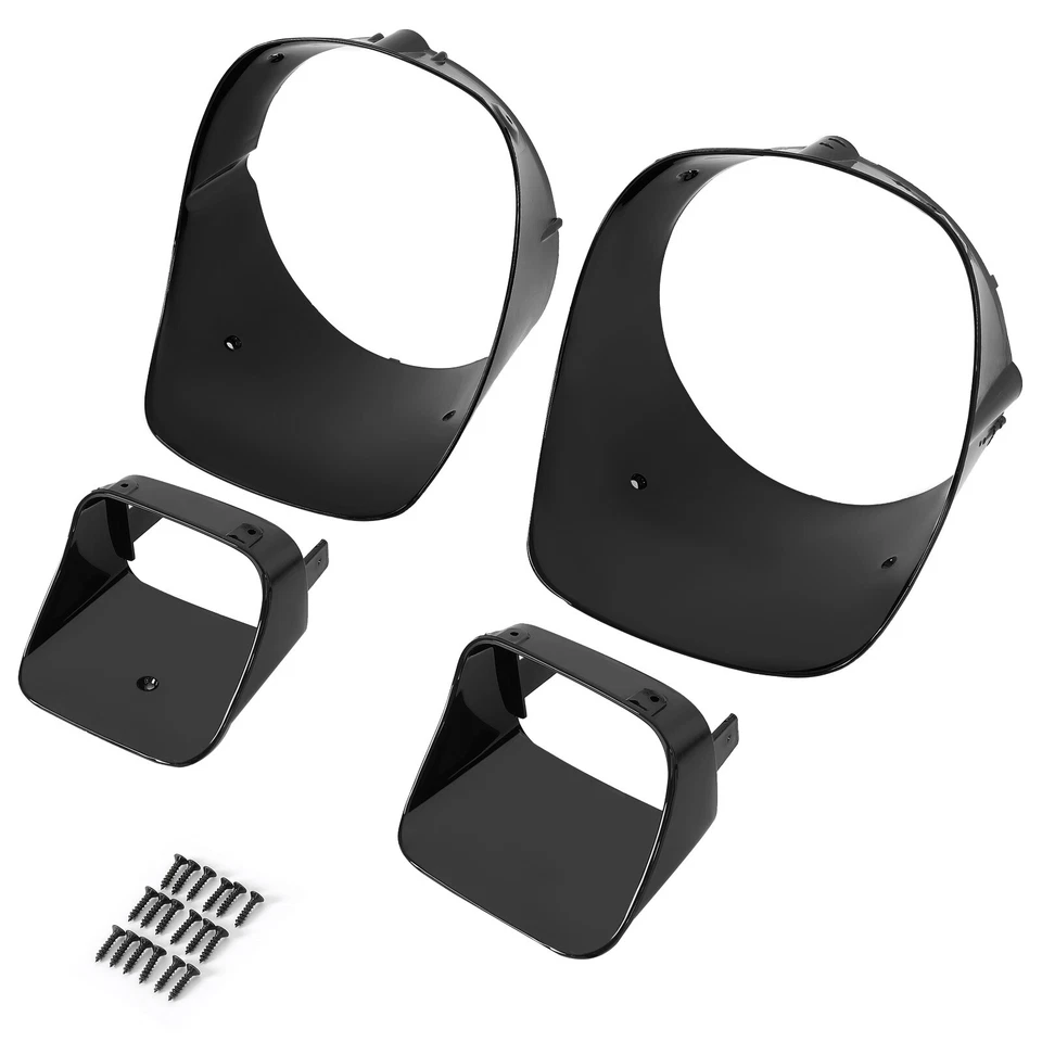 Biseles de faros y luces de estacionamiento negros para Chevrolet Camaro Z28 1978-1981 Foto 2 de 4