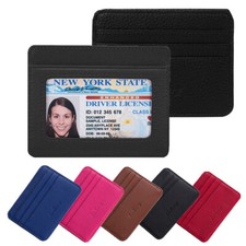 Minimalist Slim Front Pocket Wallet for Men Women Credit Card Holder Case Wallet