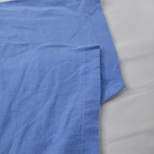 Vintage Single Stitch Pocket Tshirt Fruit Of The Loom Light Blue XL - Picture 7 of 9