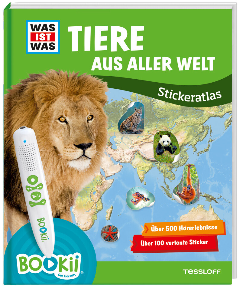 Thumbnail - Bookii® Was Ist Was Stickeratlas Tiere Aus Aller Welt | 2020 | Deutsch