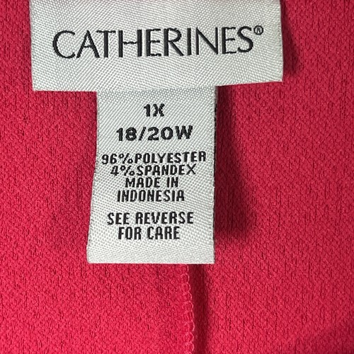 🆕 Catherine Women’s Pink Ruffle Sleeve Long Dress Size 1X ( 18/20 ) - Picture 5 of 7