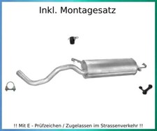 Endschalldämpfer für VW Golf IV 4 1.6, 1.9 SDI Auspuff Endtopf Montagesatz