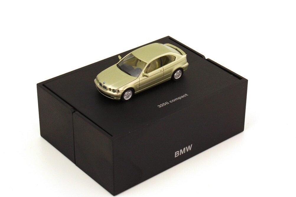 MEGA RARE BMW 325ti (E46/5) COMPACT PISTACHIO GREEN 1:87 HERPA