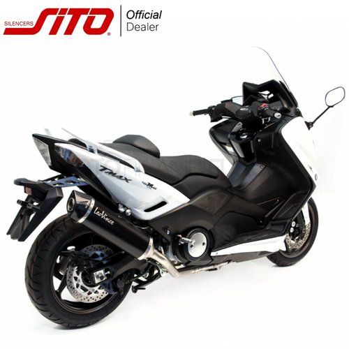 Tubo de Escape Completo LEOVINCE LV One Evo Black Yamaha T-Max 530 14 Tmax 2014 - Imagen 2 de 5
