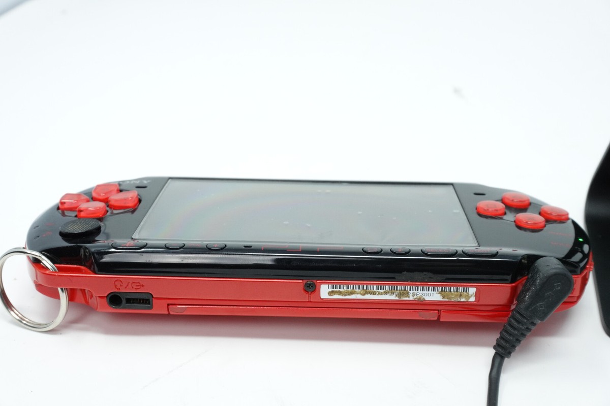 Sony PSP 3000 God of War Edition (Black & Red) w/OEM Charger