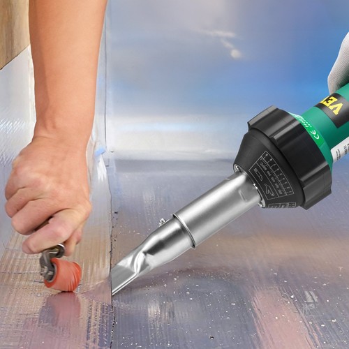 Hot Air Plastic Welder 1600W PVC TPO Vinyl Heat Gun Torch & 4 Accessories - Picture 8 of 11