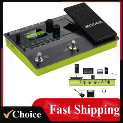 Amp Modelling & Multi Effects Pedal 55Amplifier Models 151Effects 40Drum Rhythms