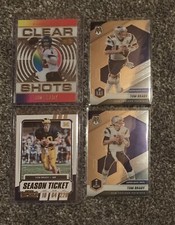 2021 Illusions Tom Brady Clear Shots Insert SP Lot Of 4 Season Ticket Mosaic