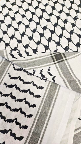 Arafat palestino bordado Shemagh Palestina bufanda árabe Keffiyeh mantón envolvente - Imagen 11 de 12