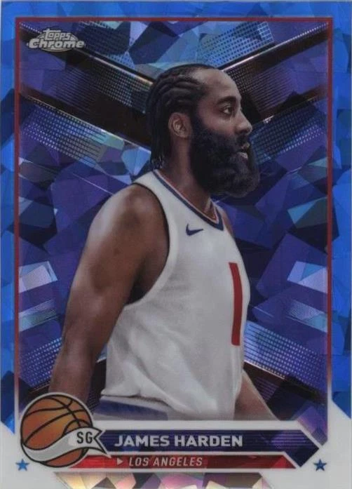 Edición Topps 2023-24 cromo zafiro - James Harden #31