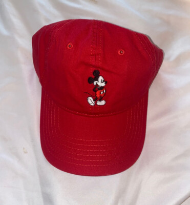 Disney Mickey Mouse Adults Red Adjustable Baseball Cap Hat Casual Outdoors s-l400.jpg main image 4