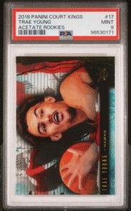 2018 Panini Court Kings Acetate Rookies Trae Young ROOKIE RC #17 PSA 9 MINT