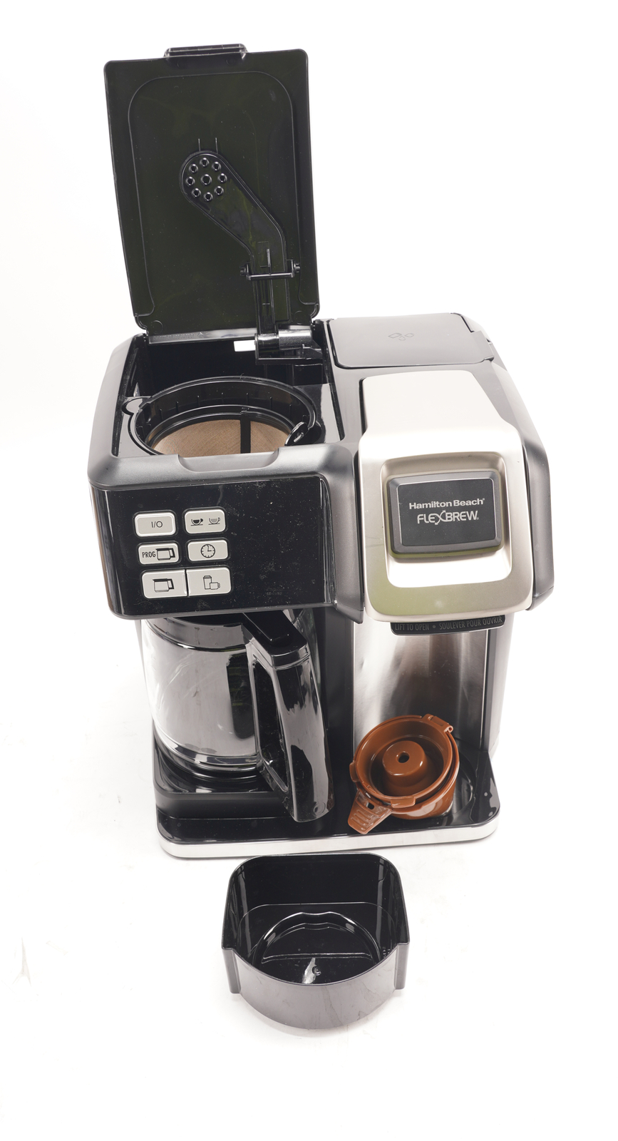 Hamilton Beach 49950C 2Way Single Serve Coffee Maker with Brew Basket