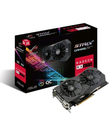 ASUS Radeon RX 570 4GB GDDR5 Graphics Card (ROG-STRIX-RX570-O4G-GAMING)