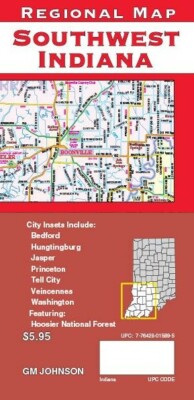 Regional Map of Southwest Indiana, by GMJ Maps