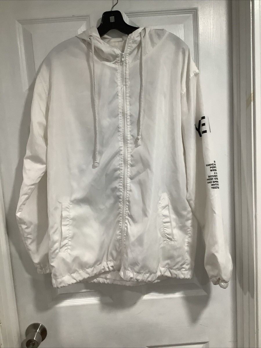 Adidas X Kanye West Yeezus White Tour Jacket Windbreaker Adidas X Kanye West Yeezus White Tour Jacket Windbreaker