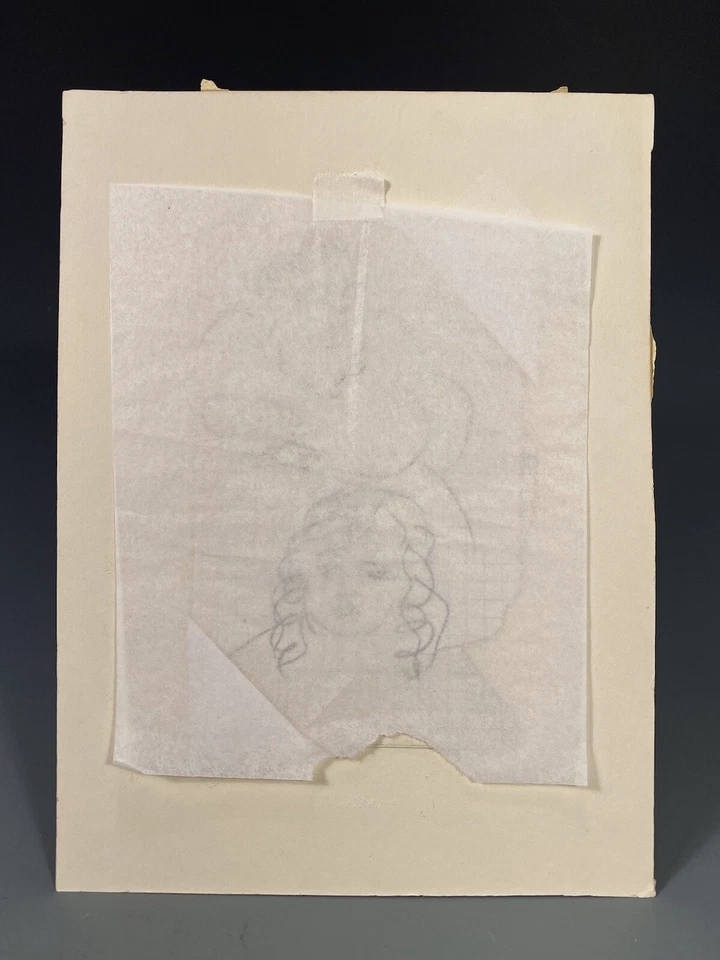 Pablo Picasso (1881-1973) Retrato de Maya Maia y su abuela lápiz sobre papel Foto 3 de 4