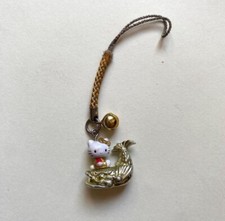 Hello Kitty Gold Fish Gotochi Phone Charm Keychain Sanrio Japan Kawaii