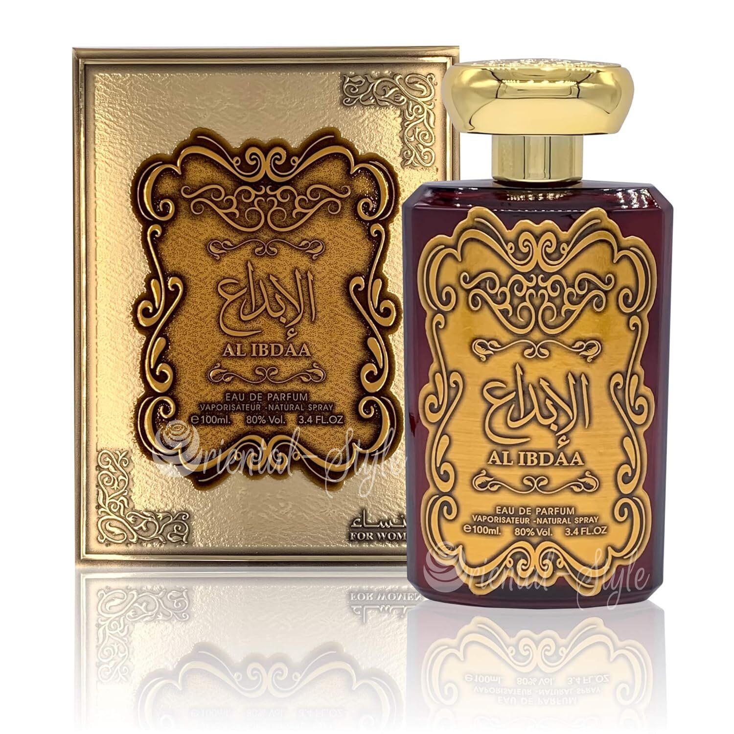 Al Ibdaa Gold EDP Perfume 100 ML By Ard Al Zaafaran - Women Fragrance