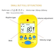Light weight Metronome Precise Rhythm Device Multifunction Guitar Metronome