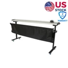 CALCA 63 Inch Manual Large Format Paper Trimmer Cutter with Support Stand