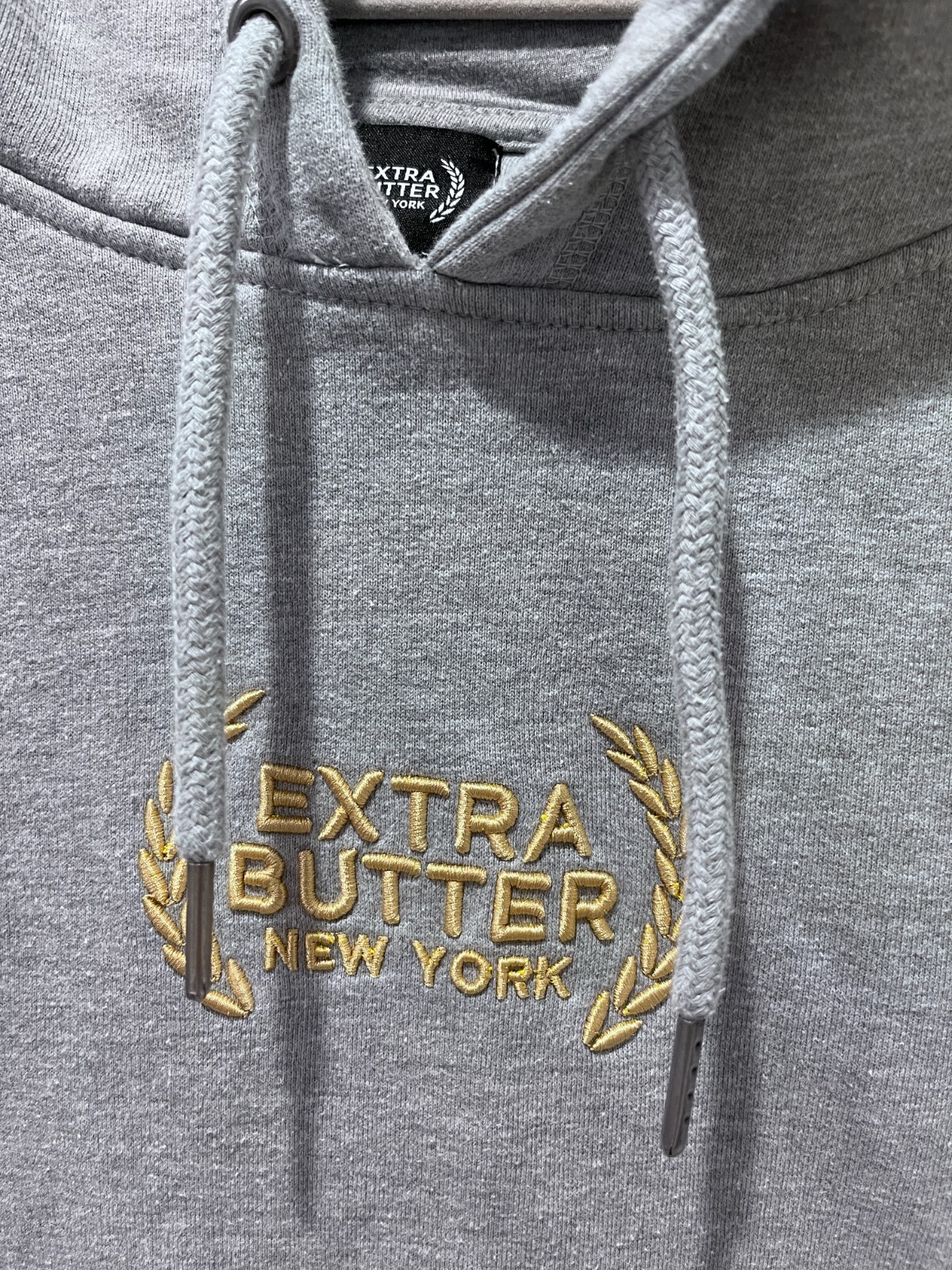 Extra Butter MEDIUM Official Selection Hoodie Gray - image 2