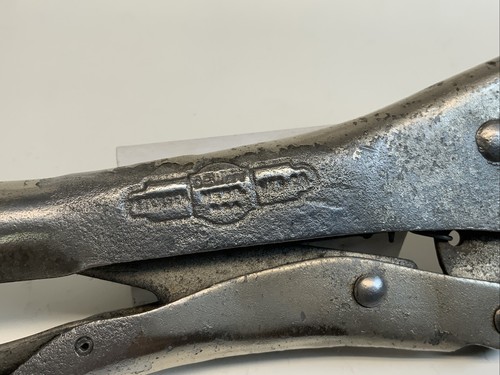 Petersen Dewitt Vise Grip 10R Locking Pliers - Straight Jaw, 9”, USA - Lt. Blue - Picture 8 of 12