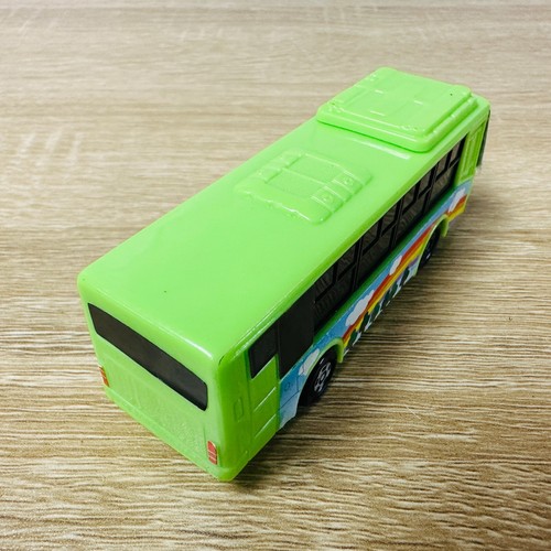 Tomica Green Bus Mitsubishi Fuso Aerostar Eco Hybrid McDonalds Happy Meal 2014 - Picture 9 of 15