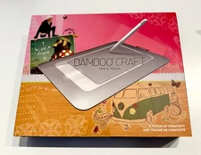 Wacom® CTH461 Bamboo Craft Tablet - Brand New In Sealed Box W/ Software