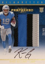 2017 Panini Preferred Football Rookie Silhouettes Autograph Relics #70: Kenny 2