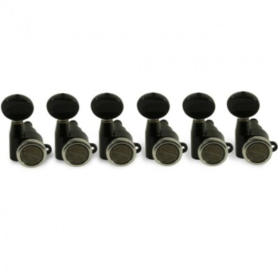 NEW Gotoh SG360-05 MGT 6 In-Line Guitar Tuners Locking MAGNUM LOCK - COSMO BLACK