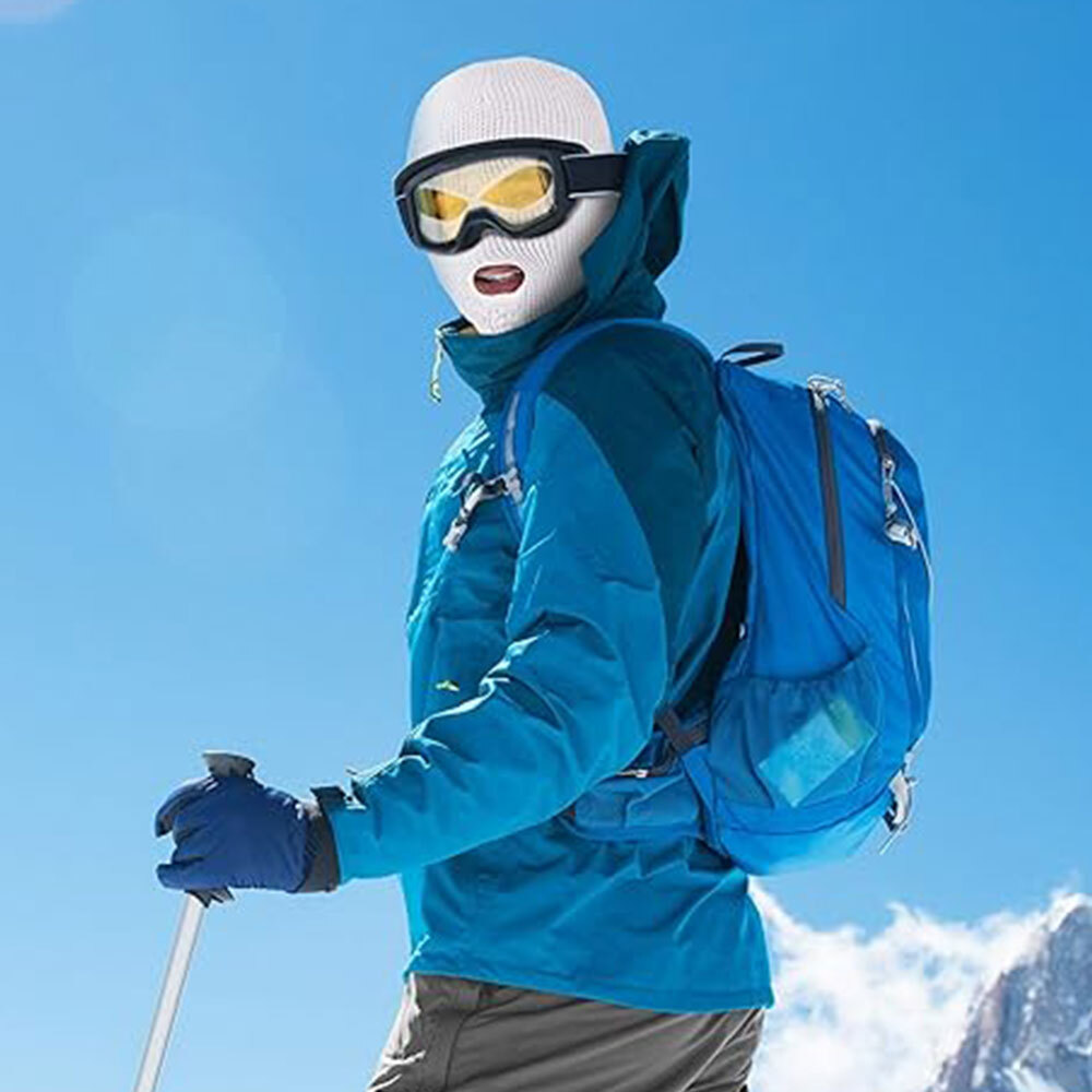 3 Hole Full Face Mask Ski Mask Winter Cap Balaclava Beanie Tactical