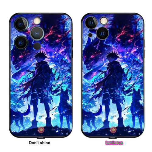 Induction Cool LED Light up Glass Phone Case Cover for iPhone 13 14 15 16Pro Max - Picture 12 of 15