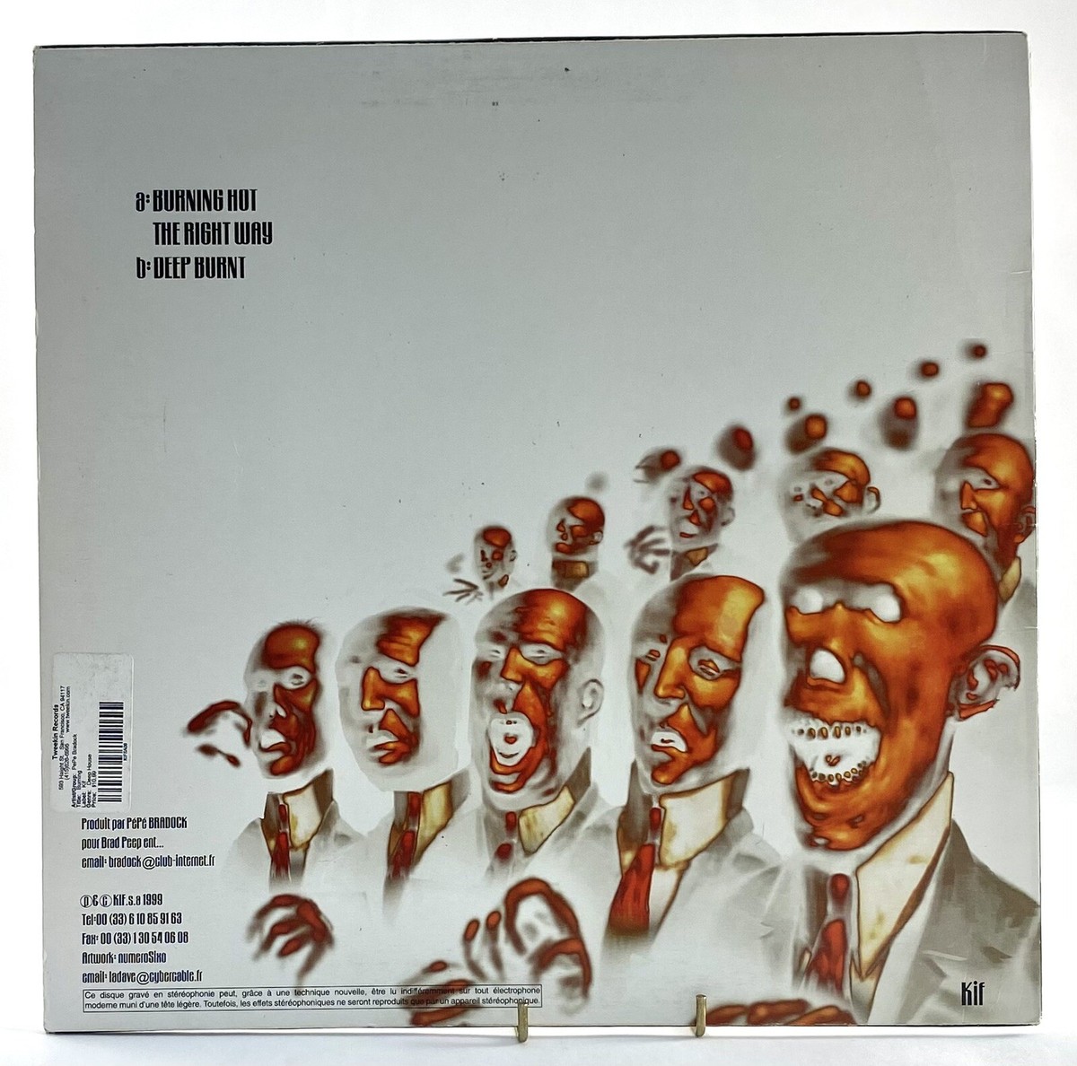 Pépé Bradock Grand Brûlé's Choir BURNING 1999 LP VG+ FRANCE