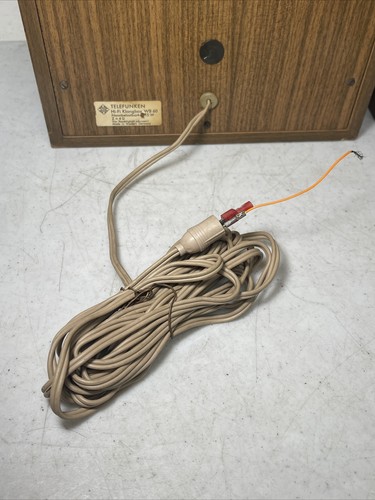 Pair of TELEFUNKEN Hi-Fi Klangbox WB 60 Made in Western Germany READ DESCRIPTION - Picture 12 of 21