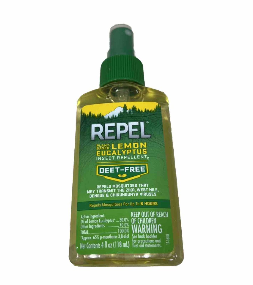 REPEL PlantBased Lemon Eucalyptus Insect Repellent DEETFREE 4 Oz Each