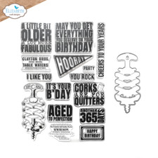 Elizabeth Craft Designs Stamp  Die Set - Celebrations, CS337