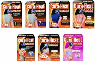 CURA-HEAT Cura Heat Pain Relief Patches 24 Hour Relief