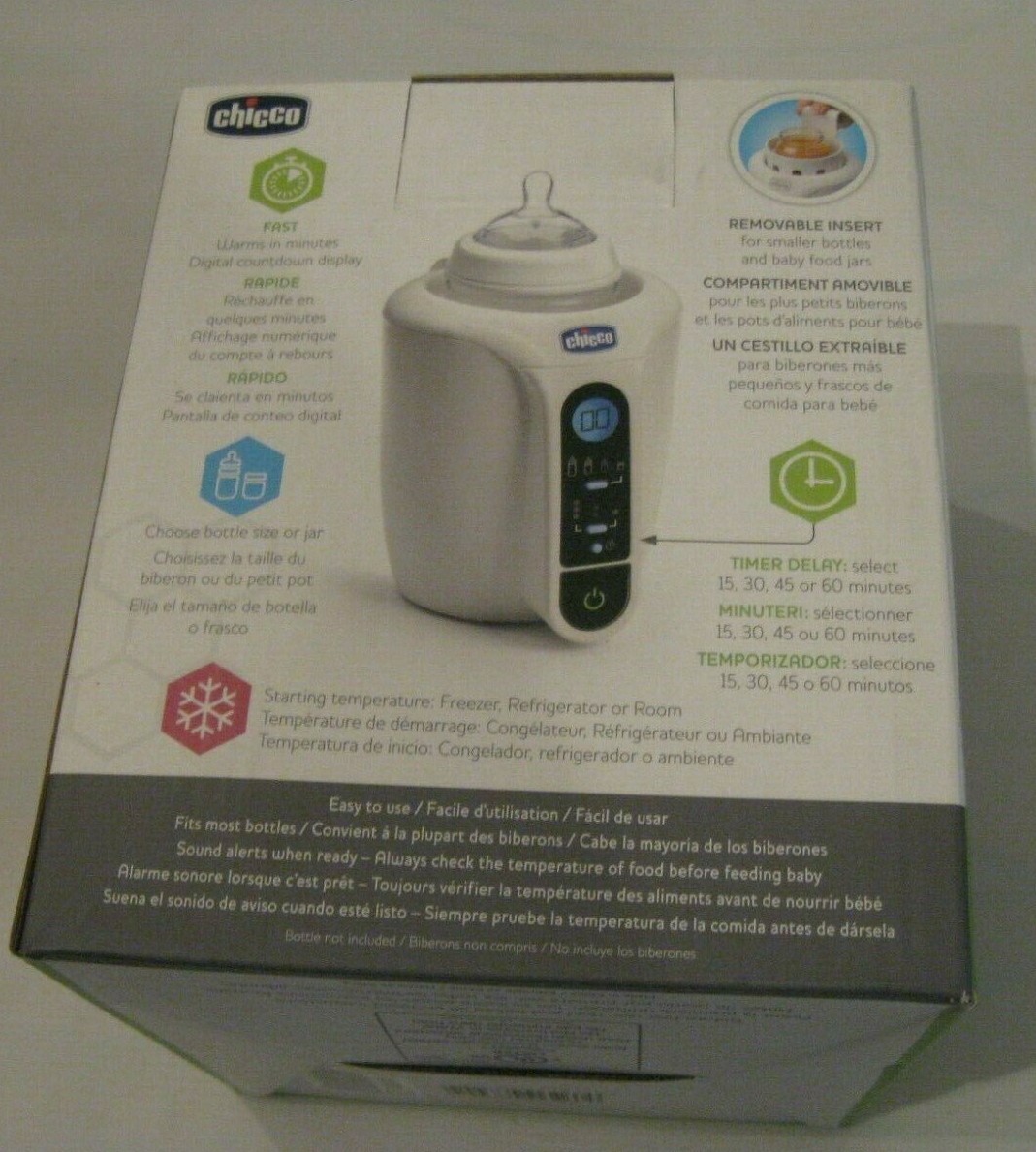 chicco naturalfit digital bottle warmer