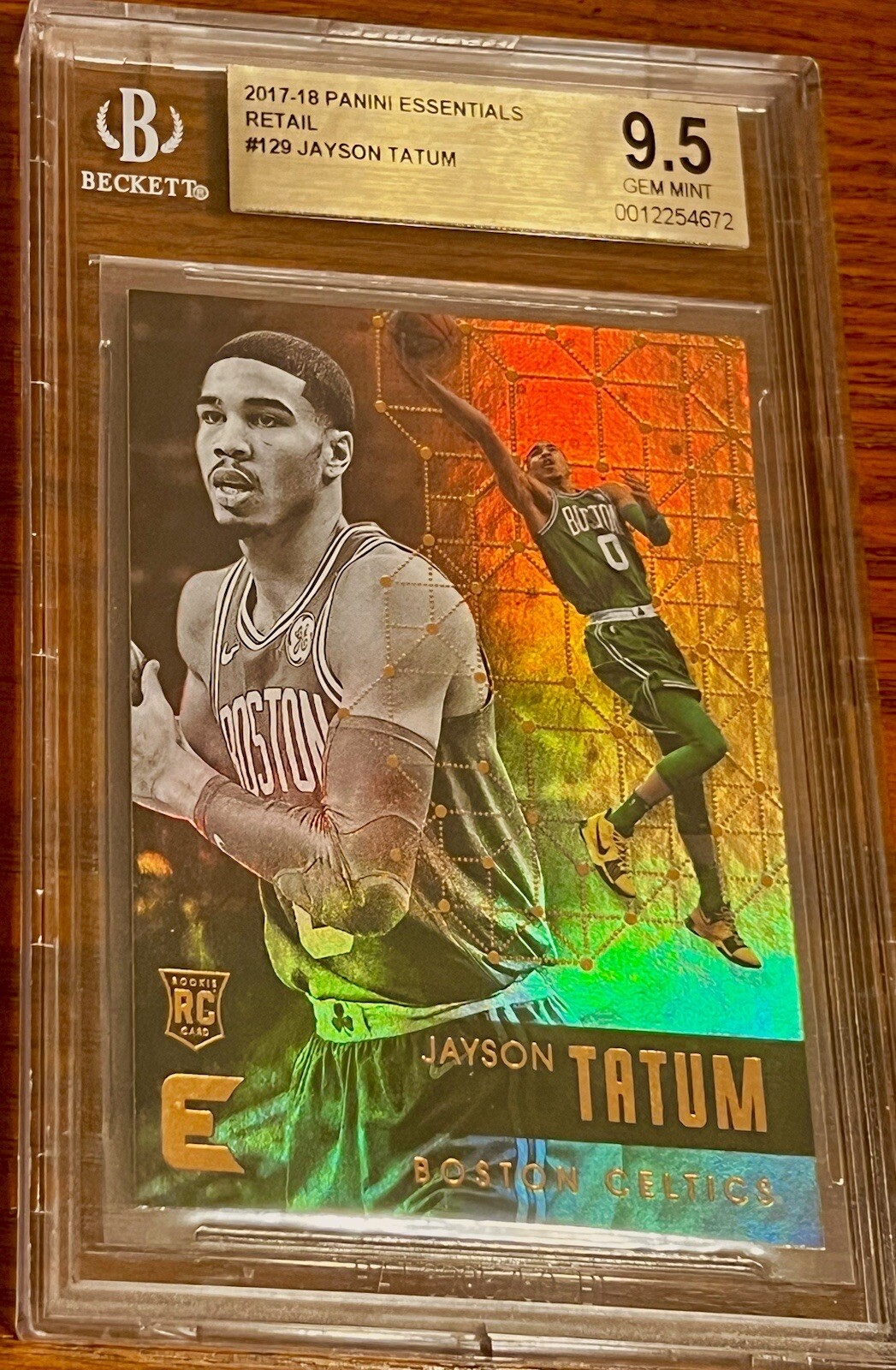 POP 25 BGS 9.5 RC Jayson Tatum 2017-18 Panini Essentials True Rookie Holo Beauty