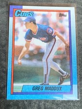 1990 Topps Card Of Greg Maddox