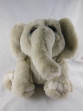 Vintage Dakin Lou Rankin 8.5" sitting Elephant Plush SO soft  snuggly
