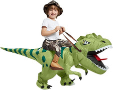 One Casa Inflatable Dinosaur Costume Riding T Rex Air Blow up Funny Fancy Dress